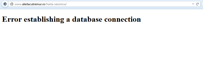 AlertaCutremur.ro Down