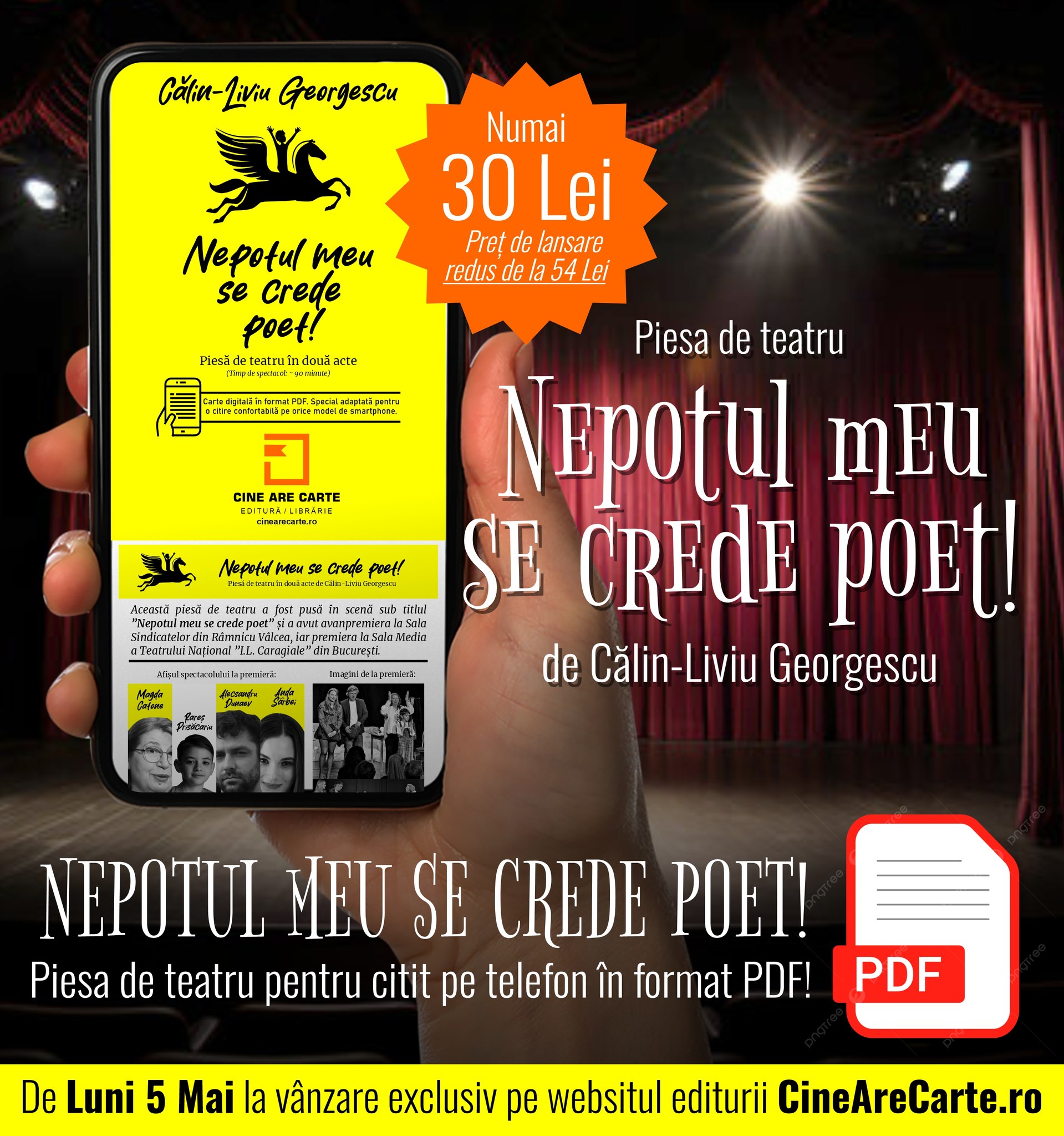 Vestea bună este că cine nu prea merge la teatru va putea citi teatru, mai exact Vestea bună este că cine nu prea merge la teatru va putea citi teatru, mai exact