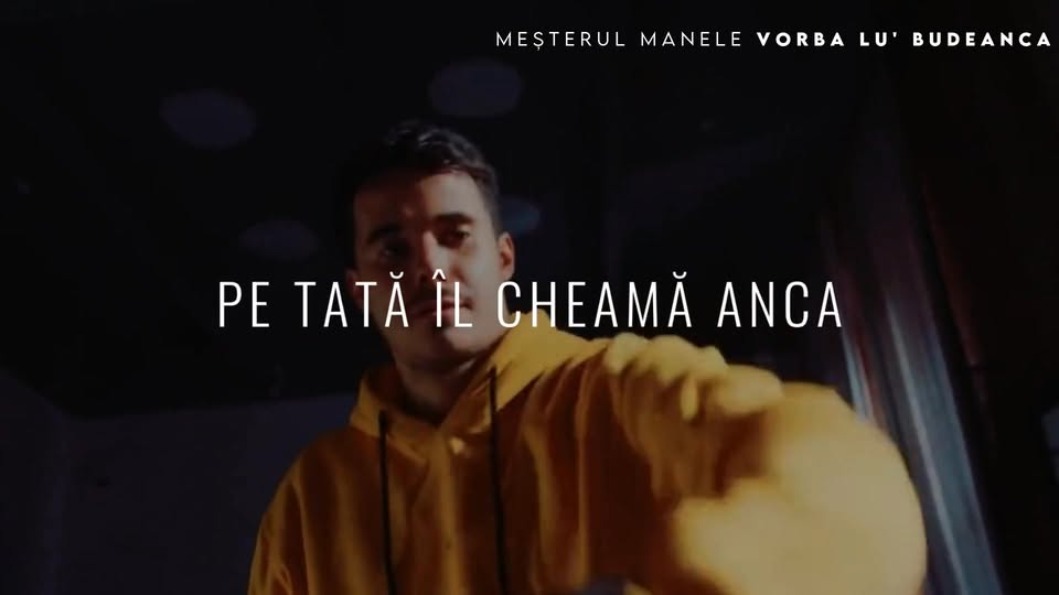 VORBA LU’ BUDEANCA, noul superhit de muzică militantă de la Meșterul Manele, în VORBA LU’ BUDEANCA, noul superhit de muzică militantă de la Meșterul Manele, în