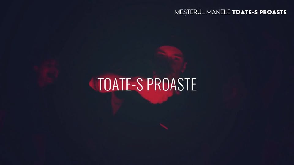 Primă audiție: TOATE-S PROASTE de la Meșterul Manele. Fiindcă cineva trebuia s-o Primă audiție: TOATE-S PROASTE de la Meșterul Manele. Fiindcă cineva trebuia s-o